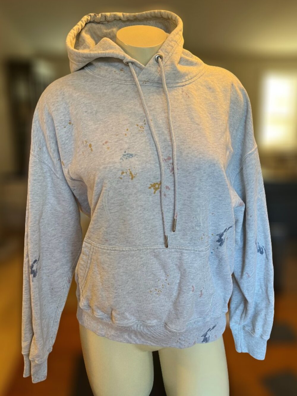 Abercrombie & Fitch paint splatter hoodie
